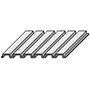 Type F (Intermediate Rib) Roof Metal Decking
